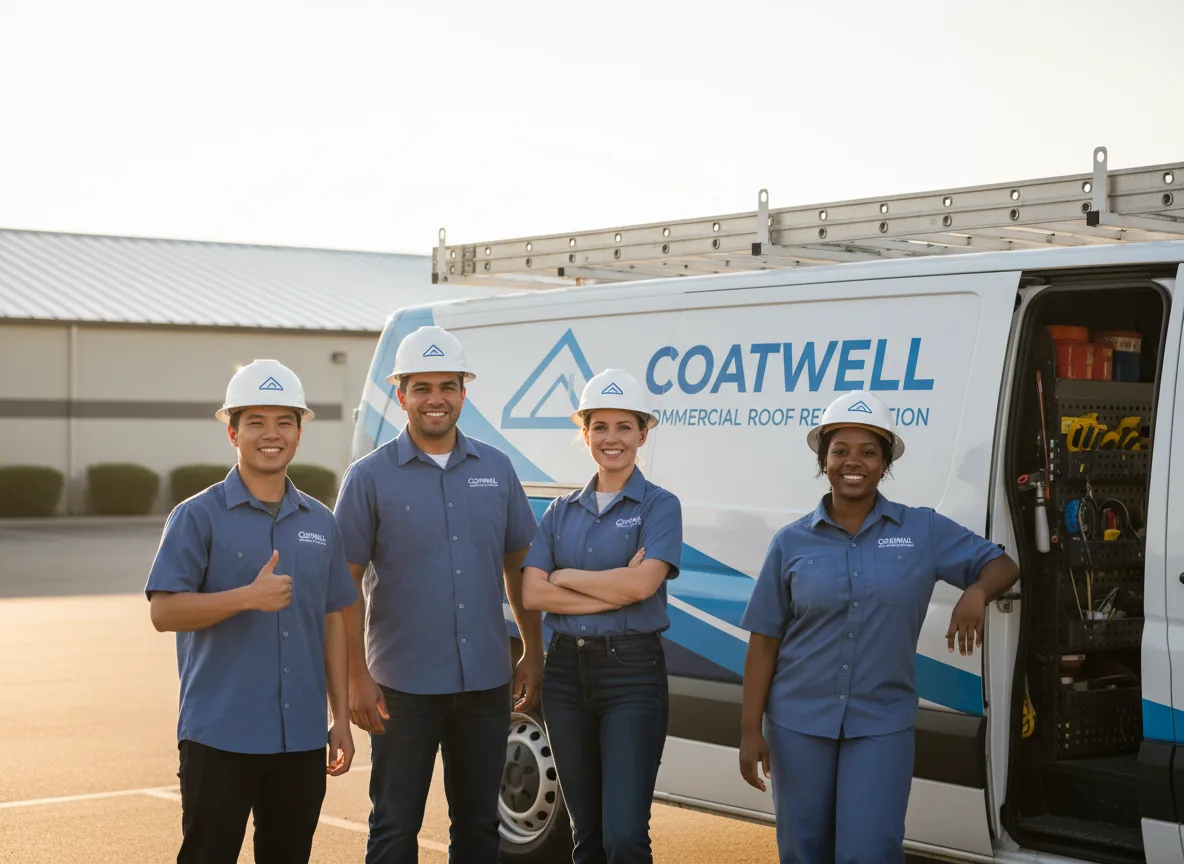 Commercial roof coating company in Shell Rock, IA
